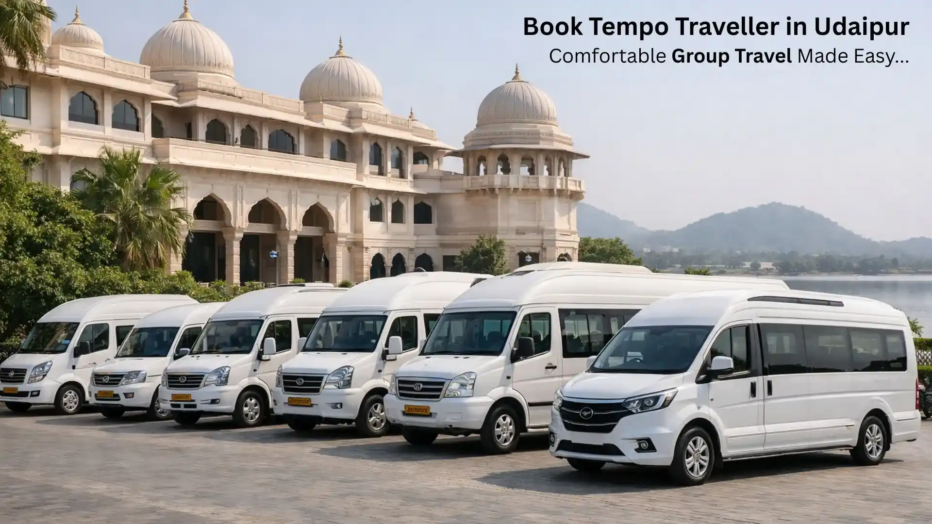Book Tempo Traveller in Udaipur – Comfortable Group Travel Made Easy Book Tempo Traveller in Udaipur – Comfortable Group Travel Made Easy