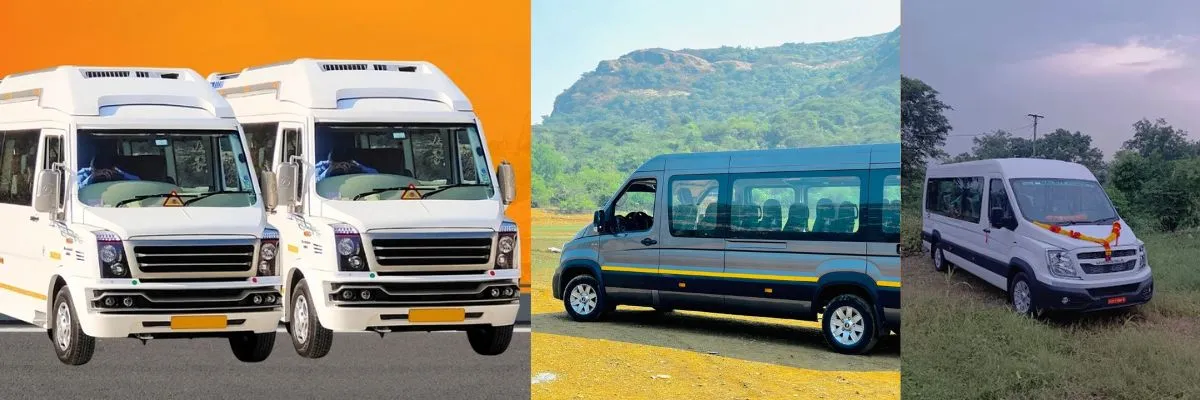 Types of Tempo Travellers Available for Wedding in Udaipur