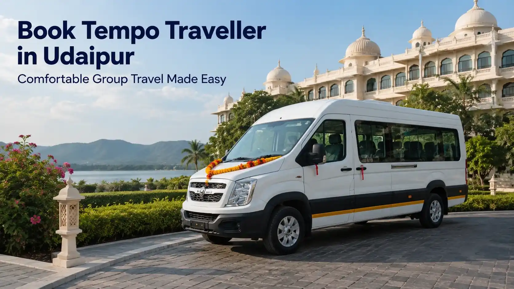 Book Tempo Traveller in Udaipur – Comfortable Group Travel Made Easy